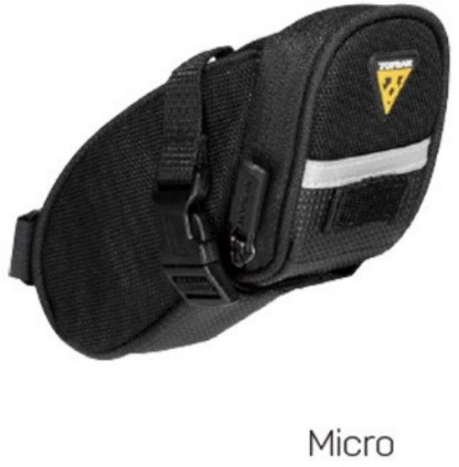 토픽 TOPEAK 안장가방 AERO WEDGE PACK MICRO 에어로 웻지 팩 자전거가방, MICRO 벨크로 스트렙 [EA], 1개