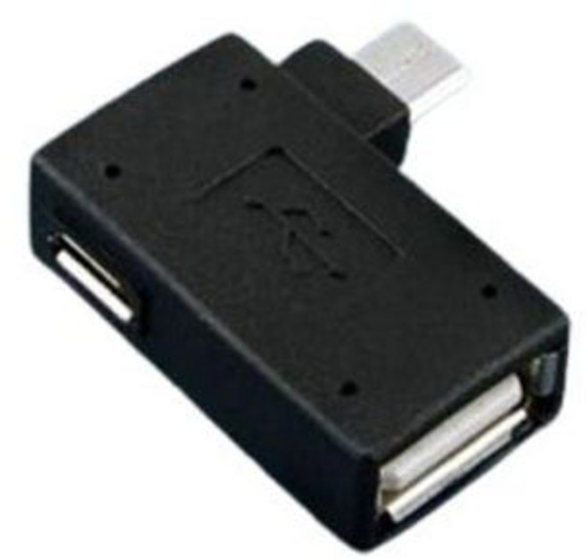OTG 젠더 USB(M) USB A(F) 변환 우향 핸드폰 USB케이블 OTG케이블 ps0+5891ee, 1개
