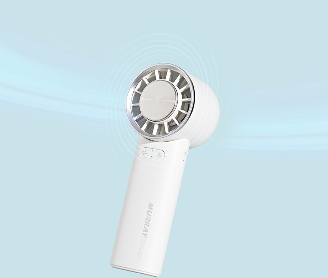 마농 급속냉각 휴대용 에어컨 핸디선풍기, 화이트