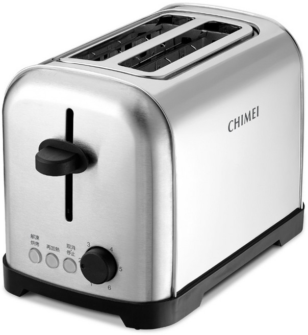 奇美 CHIMEI 650瓦 不鏽鋼厚片 烤麵包機