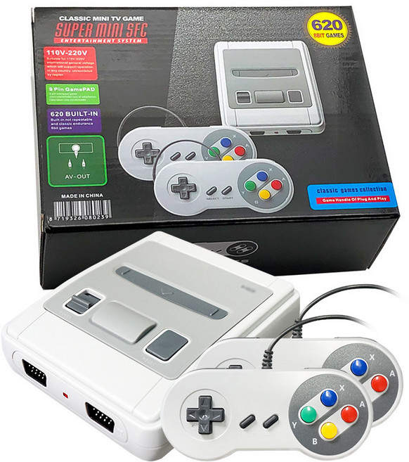 SFC620 레트로 고전게임기 (620 게임 내장)