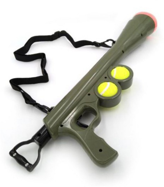 강아지장난감공발사기 훈련용애견놀이총 공던지기