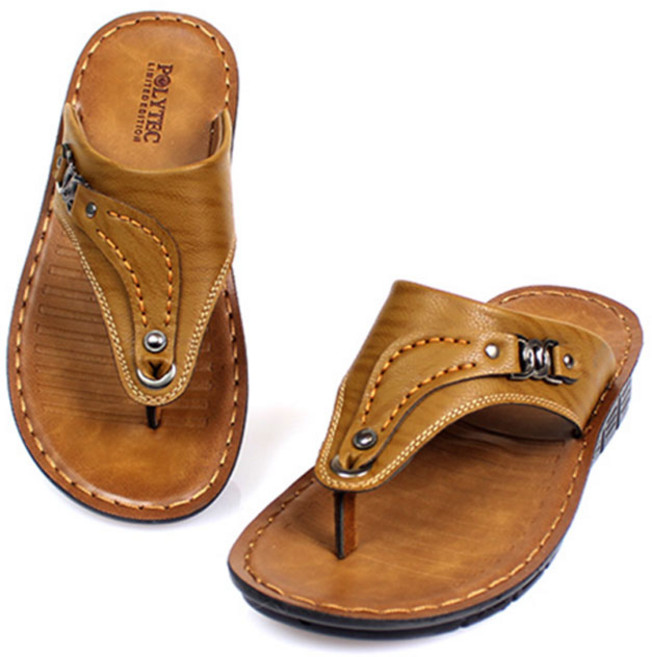 젠틀러슈 남성 캐주얼 여름 시원하고 발편한 쪼리 플립플랍 쿠션 슬리퍼