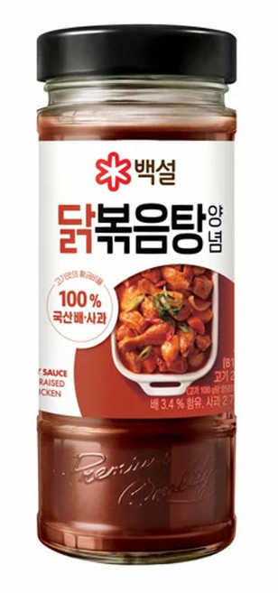 백설 닭볶음탕 양념, 490g, 7개
