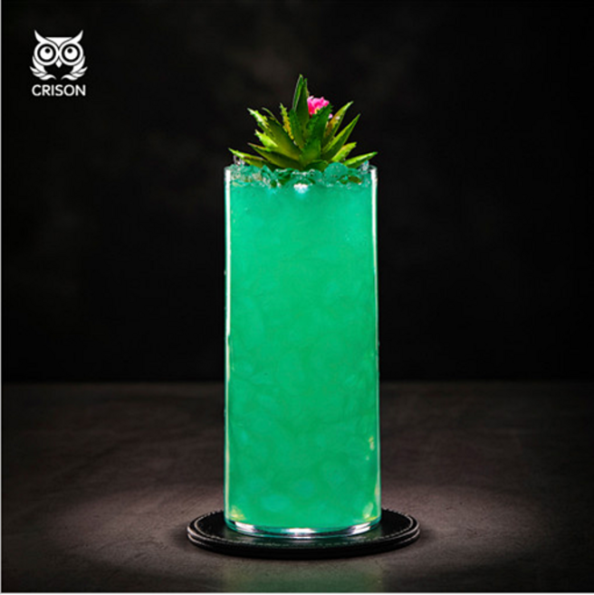 크리슨 클래식 롱드링크 420ml 맥주잔 아이스티 CRISON 크리스탈 글라스 PRE02, 1개