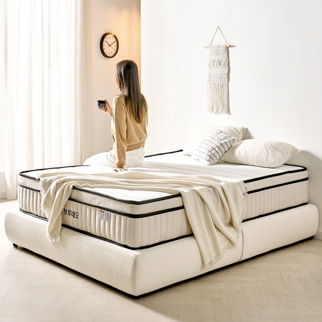 보루네오 제니아 허리에 좋은 프리미엄 호텔용 독립스프링유로탑 양면메모리폼 매트리스 SS Q SK 25cm 방문설치, 03.하이브 독립스프링 SS