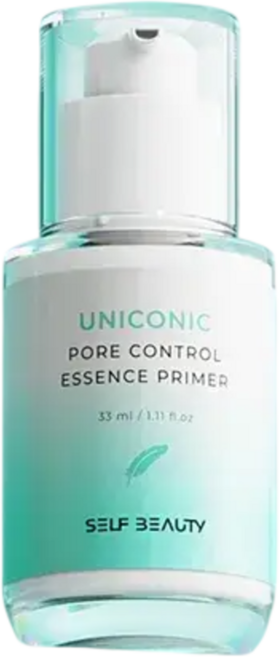 [비건뷰티] 셀프뷰티 유니콘 포어 컨트롤 에센스 프라이머 33ml, 혼합 색상, 1개
