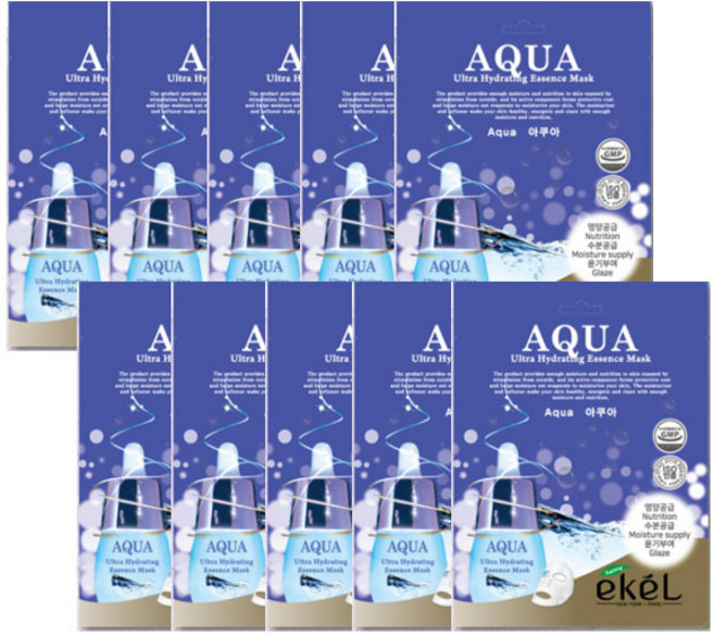 이켈 아쿠아 마스크팩 100매 / 고보습 대용량 [1일 1팩], 1개, 100개입