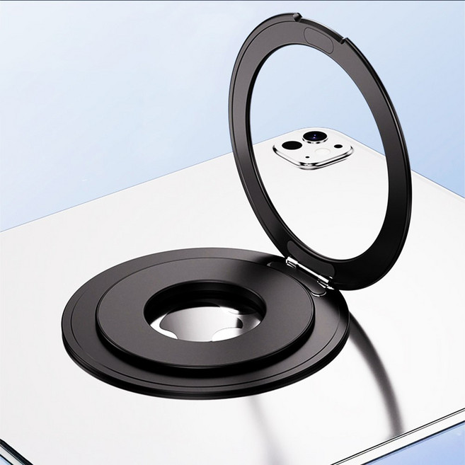 포램 360도 회전 태블릿 그립홀더 태블릿 스탠드 거치대 부착형 MAG-MPH4, 블랙, 1개, 블랙, 태블릿 그립 홀더