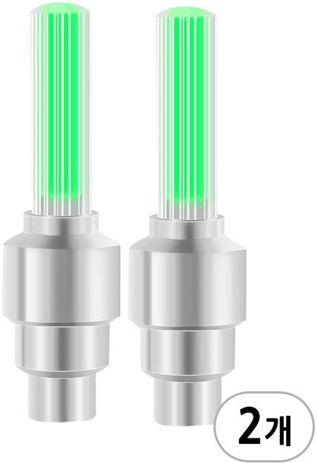 자전거 휠라이트 A타입 자전거 오토바이 led 라이트 후미등 후레쉬 싸이클 전조등, 그린, 2개