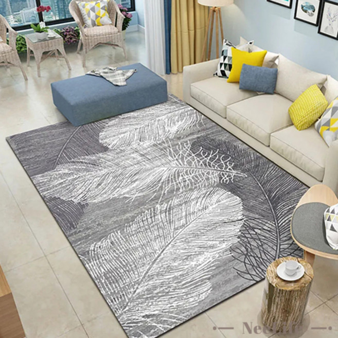 니라이프 북유럽 모던 거실 러그 특대형 사계절 침실 러그