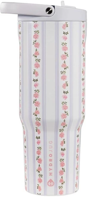 HydroJug 스포츠 - 빨대가 있는 스테인리스 스틸 텀블러 진공 단열 946.4ml(32온스) 누출 방지 물병 인체 공학적 디자인 재사용 가능 식기 세척기 사용 가, 달리아 - 쿠팡