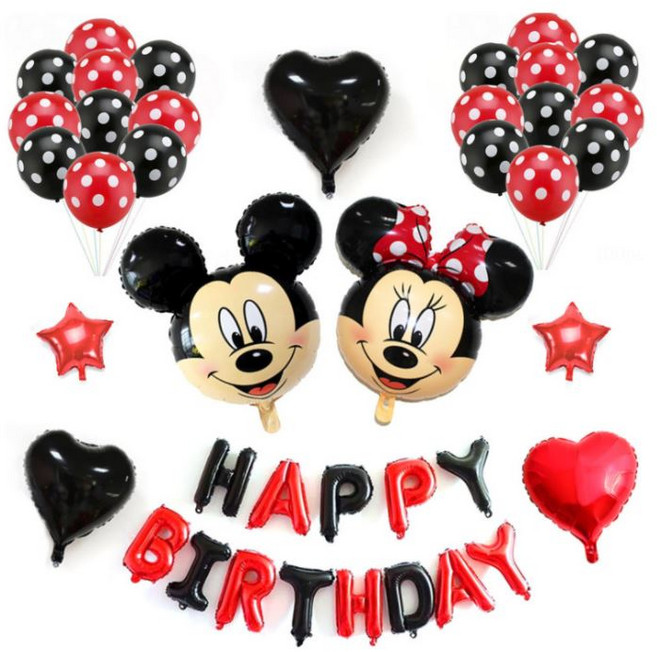 생일 파티 미키미니풍선 세트 패키지, 미키미니 생일패키지