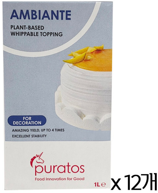 1228. 암비안떼-퓨라토스(1Lx12개)한박스 [하절기 아이스박스 무료 무료배송], 12개, 1L