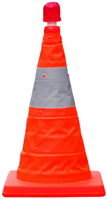 도매짱 (domejjang) 차량 안전 삼각대 LED 삼각뿔 자동차 용품 경광등 비상등 안전봉, 1개