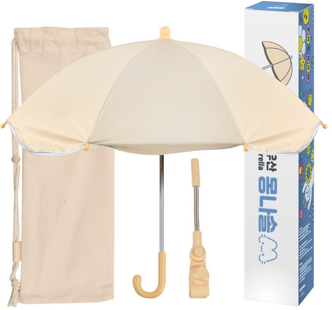 브리즈문 유아용 파라솔 햇빛가리개 우산 몽나솔