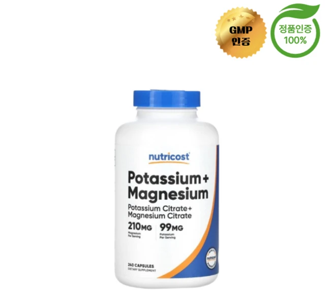 뉴트리코스트 칼륨 + 마그네슘 캡슐 240정, 1개 - 쿠팡
