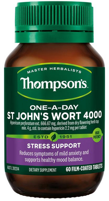 탐슨스 원 어 데이 ST 존스 워트 4000 타블렛, 60정, 1개