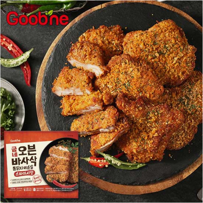 [굽네몰] 굽네 오븐바사삭 통닭다리순살 총 8팩! 오리지널 4팩+스파이시 4팩, 상세 설명 참조, 상세 설명 참조, 상세 설명 참조