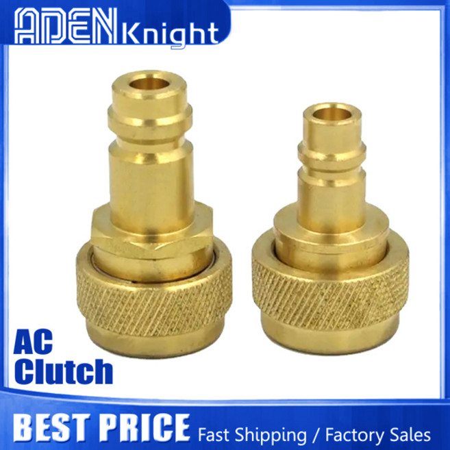 A/C R134a-R1234yf 변환 키트 어댑터 조절식 고전압 저전압 커넥터 에어컨 냉매 시스템 2 개, 1개