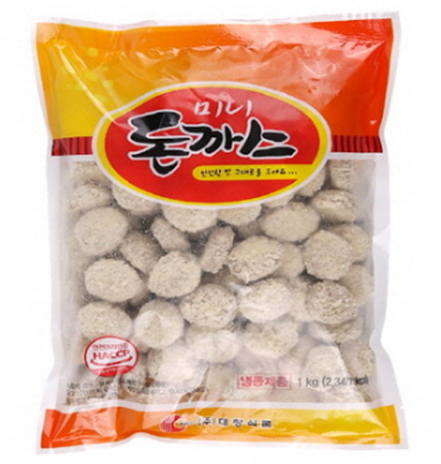 아미고 미니돈까스(1K) X10, 5개, 1kg