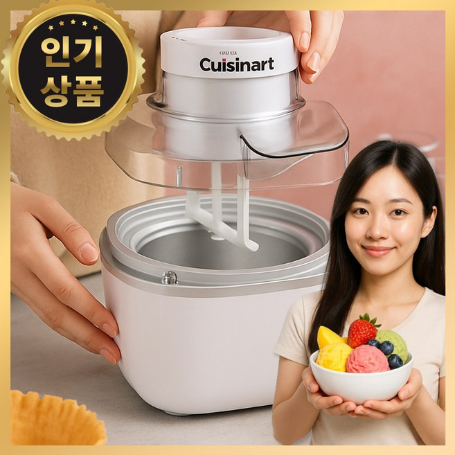 가정용 아이스크림 메이커 젤라또 기계 머신 수제 소형