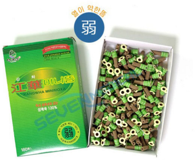 이화당 강화 미니뜸(약)180개입x3개 섬애쑥 쑥뜸 뜸세트, 3개