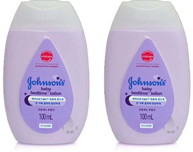 존슨즈 베드타임 베이비로션, 100ml, 2개 - 쿠팡