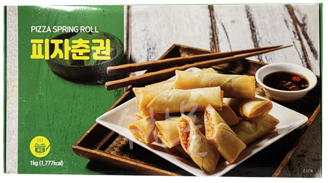 [랜시푸드] 피자춘권 1kg 춘권 냉동간식, 1개