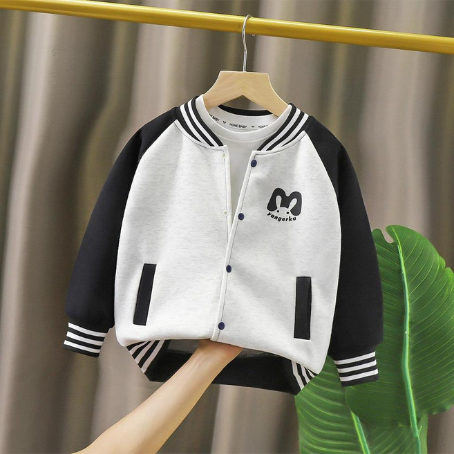 兒童棒球服外套 韓版休閒夾克