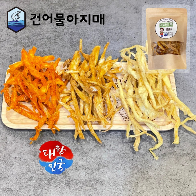 국산 시즈닝 먹태마루 양념 먹태 먹태채, 간장맛(60g), 1개