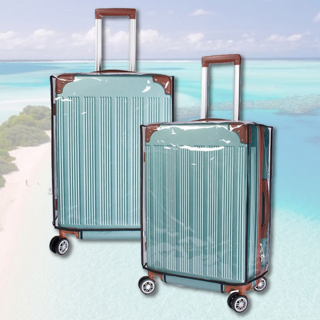 나오유 캐리어 투명 커버 방수 덮개 보호 항공 비닐 여행가방