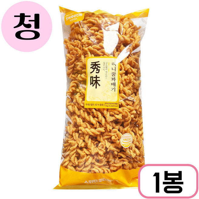 삼천리 허니꿀꽈배기 과자, 1kg, 1개