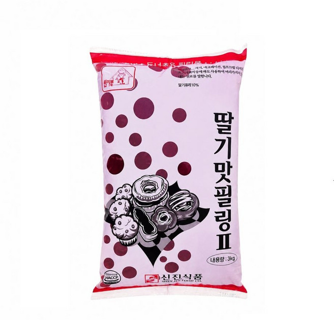 신진식품 딸기맛 필링 3kg 도너츠 크림 잼, 2개