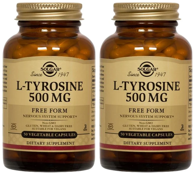 솔가 L-티로신 500mg 베지터블 캡슐, 100정, 2개 - 쿠팡