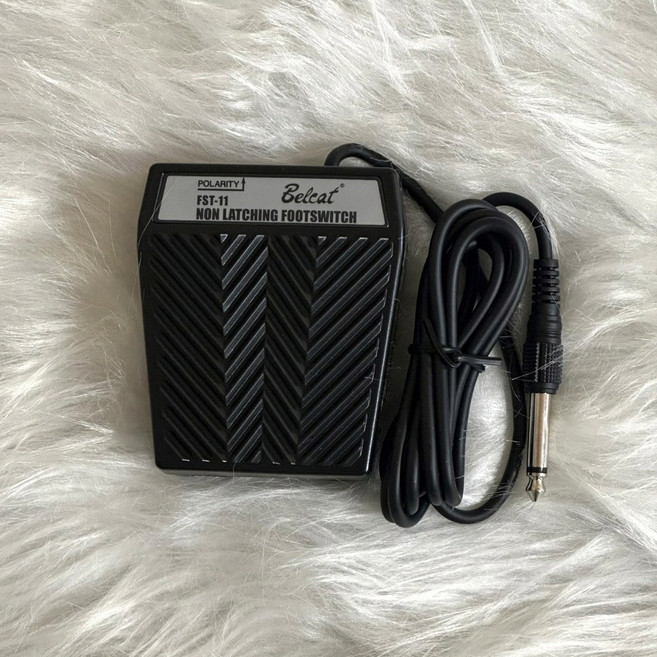 풋스위치 페달 건반 서스테인 전자드럼 기타 앰프 이펙터 컨트롤러, 검정, 1개