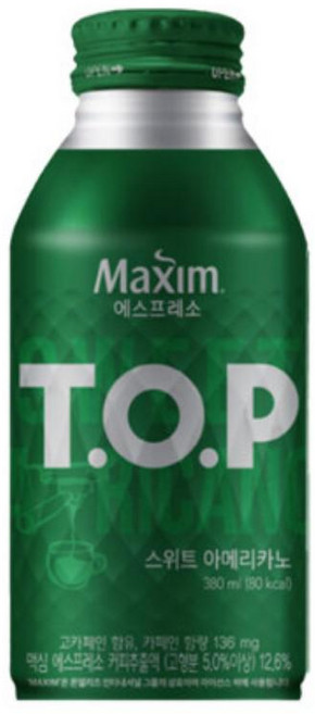 맥심 티오피 3종 380ml 24입(더블랙 마스터라떼 스위트아메리카노)