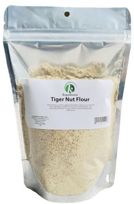 KOPABANA 파우더 가루 분말 코파바나 타이거 너츠 차ufa 노란 너트세드 글루텐 프리 및 곡물 베이킹용 팔레오 비변형식품 1파운드