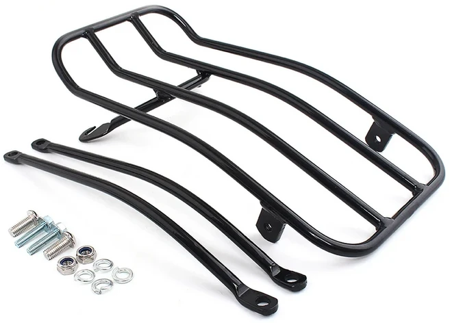 Triumph Bonneville Bobber/ Black 2017-2020 1세트 리어 러기지 랙 서포트 선반 오토바이 액세서리, 01 Black