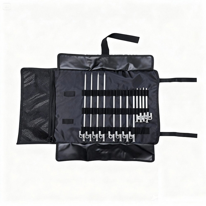 캠핑 단조팩 가방 텐트 타프 팩가방 파우치 케이스, 단조팩 가방 블랙, 1개