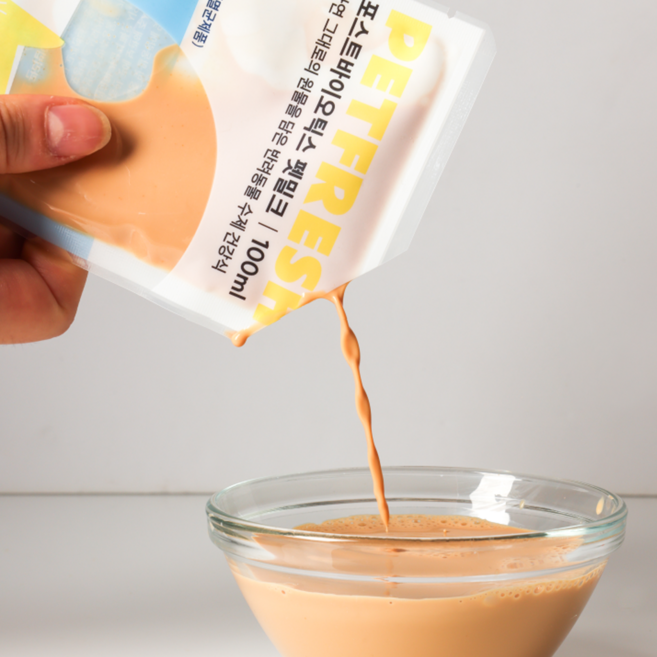 펫프레시 포스트바이오틱스 펫밀크 저알러지 유산균 신장 음수량 펫밀크 수제펫푸드 100ml, 1개, 우유