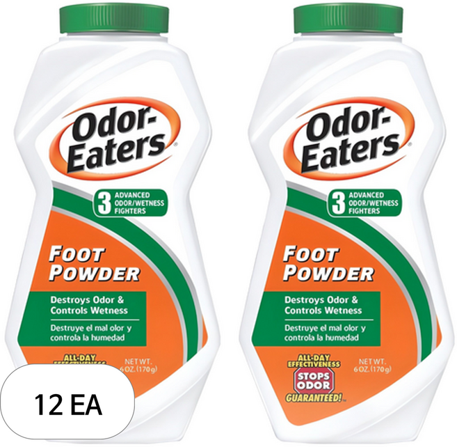 오더이터 풋 파우더, 1개입, 12개, 170g