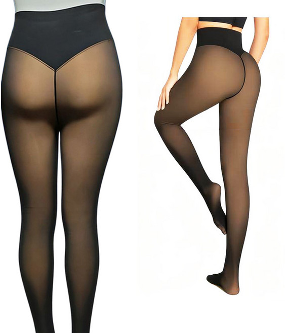 따뜻하고 날씬해보이는 4가지 착시기모 스타킹 편한 겨울 빅사이즈 플러스사이즈 스타킹