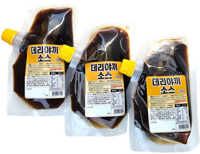 새마원 소담 데리야끼소스, 3개, 200g