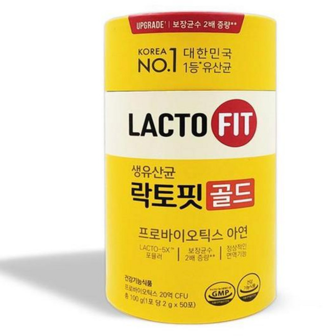 RGL6Q7PR락토핏 생균 골드 2g x 50포 여성균, 1개