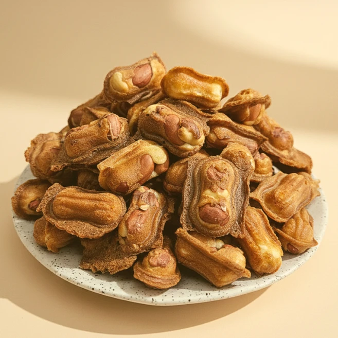 너트루 와플 땅콩빵 바삭 엣지존, 4g, 50개 - 쿠팡
