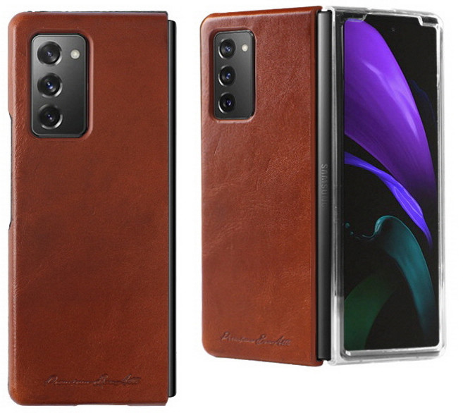 본아띠 갤럭시 Z폴드2 지폴드2 베지터블 크레이지호스 가죽 핸드폰케이스