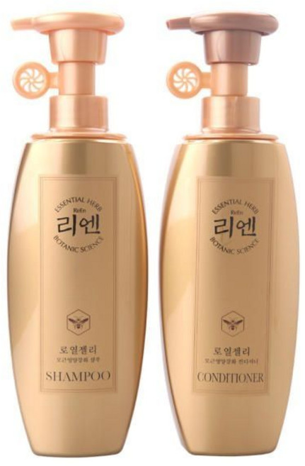 리엔 자윤 로열젤리 샴푸/컨디셔너 400ml 1개