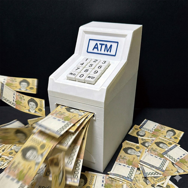 용돈 ATM 부모님 생신 환갑 칠순 팔순 생신 선물 현금 용돈박스, 1개, ATM 머니건 케이스 (머니건 미포함)