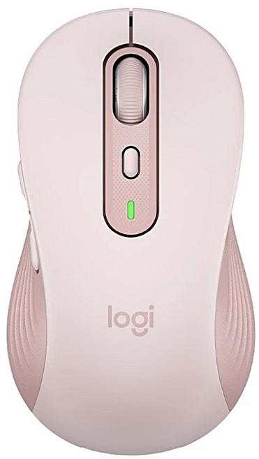 羅技 M750L 玫瑰粉 大手版 智能滾輪 多工靜音無線滑鼠 公司貨